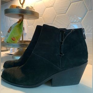 Eileen Fisher suede bootie! Comfy & wear with anything.